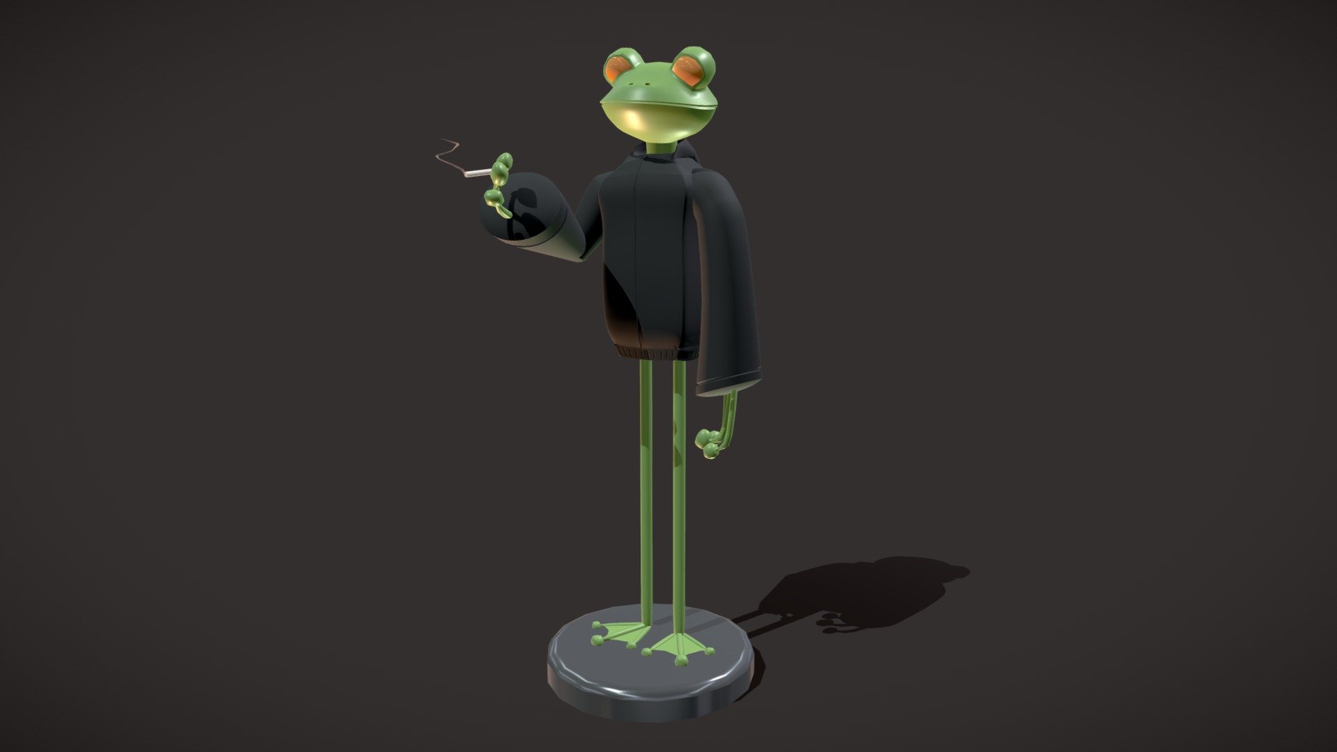 Doomer Frog D Model By Laurenty Siwko Laurentysiwko B F