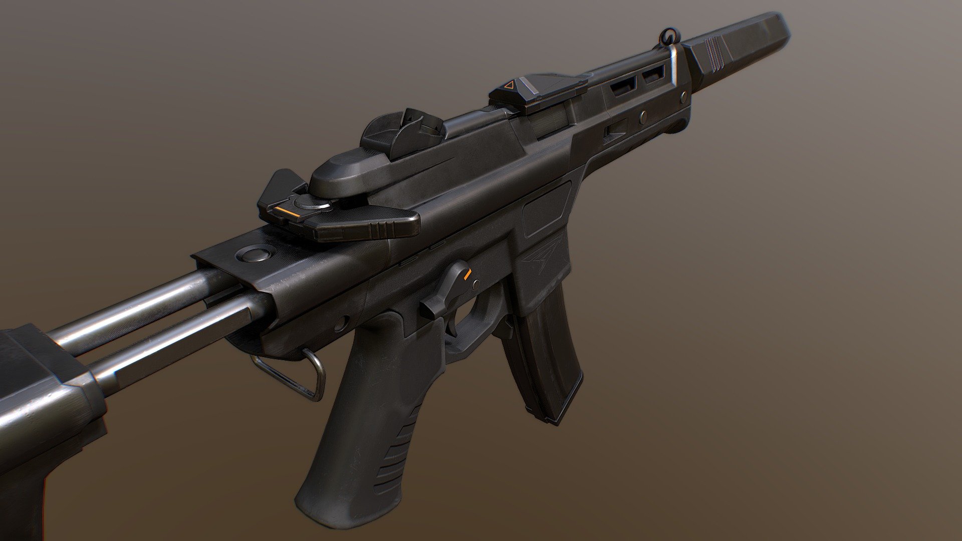 Valorant Spectre Submachine Gun Buy Royalty Free 3D Model By