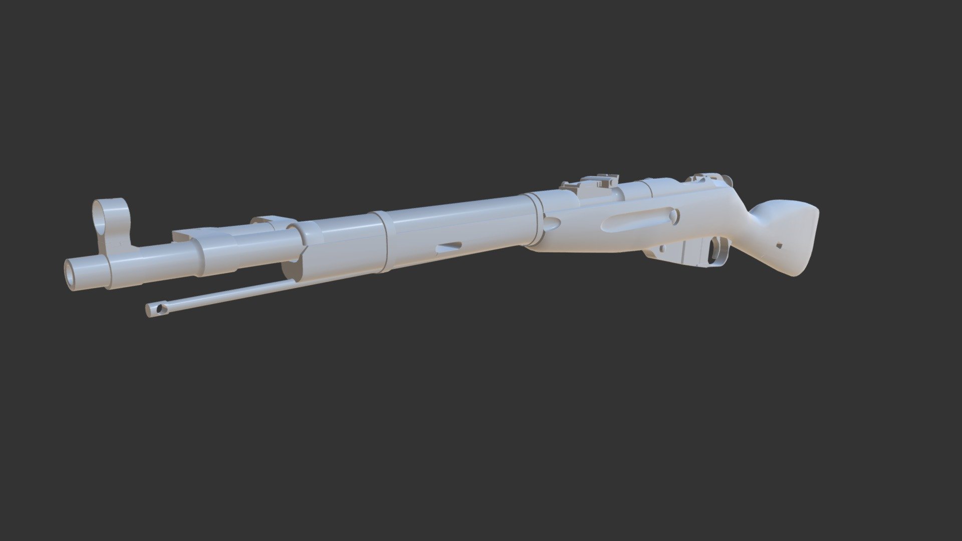 Mosin Nagant M44 3D Model By Superplunger Penguin1018 Bbbb706