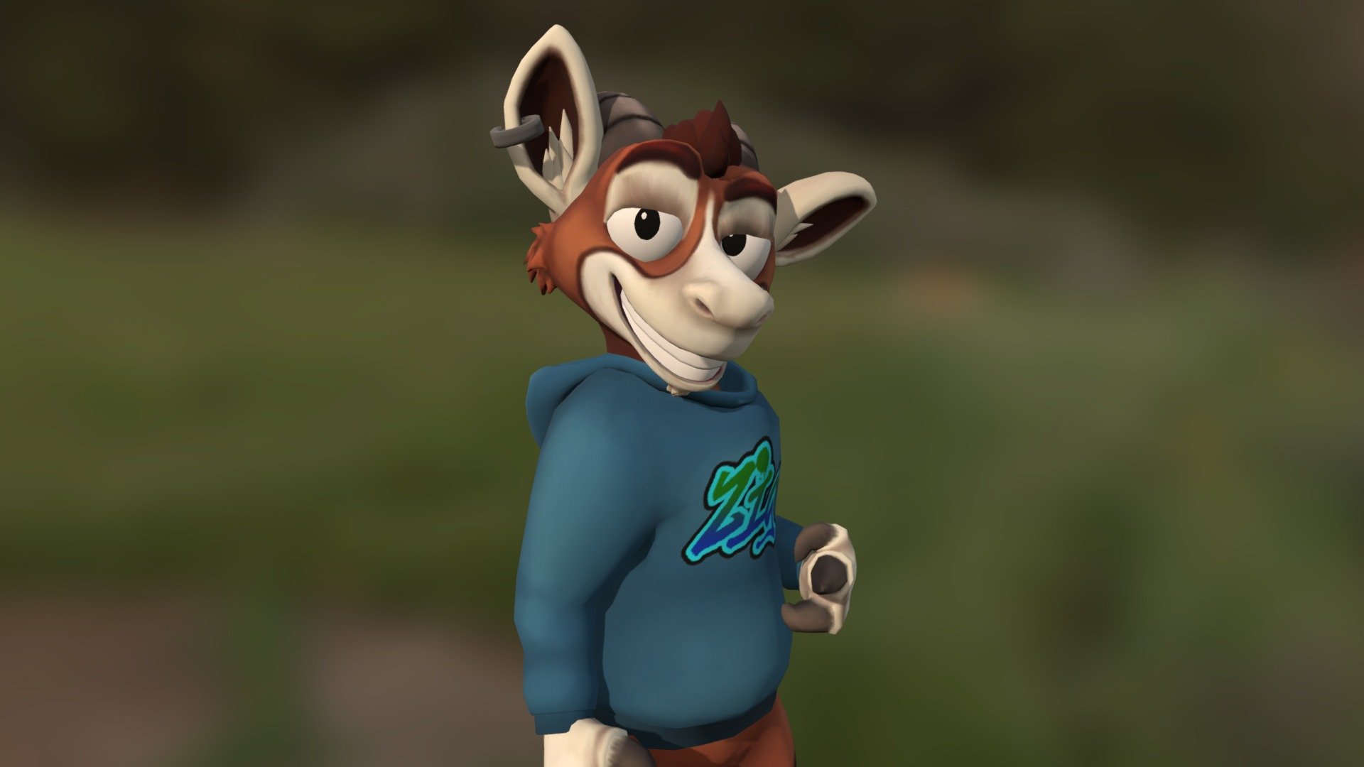 Zig The Goat VRChat Avatar 3D Model By Freefox Phoebe Bbfe28f