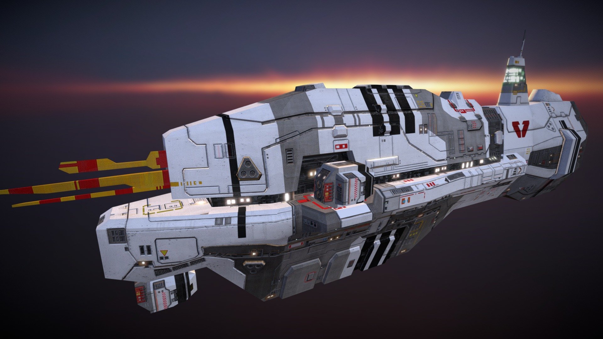 Vaygr Assault Frigate D Model By Gearbox Software Gearboxsoftware