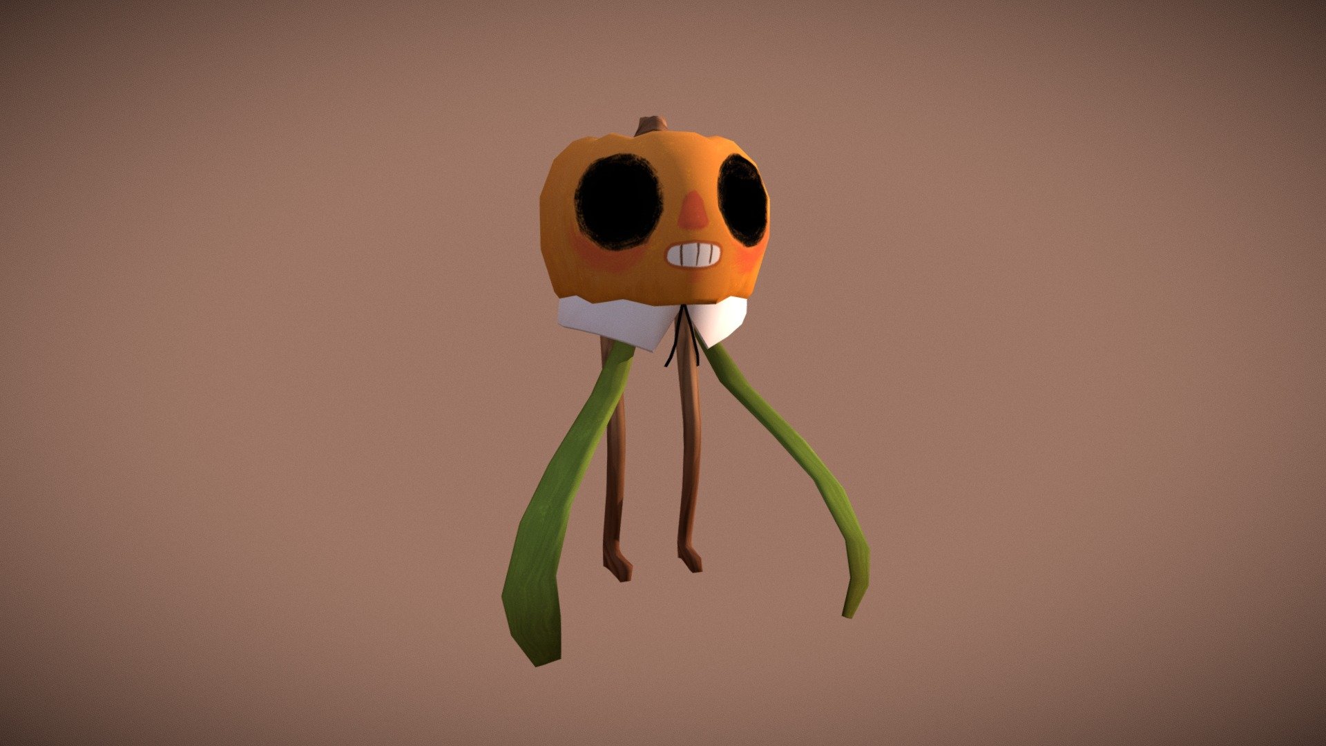 Mr Pumpkin D Model By Oneredleaf Bf D Sketchfab