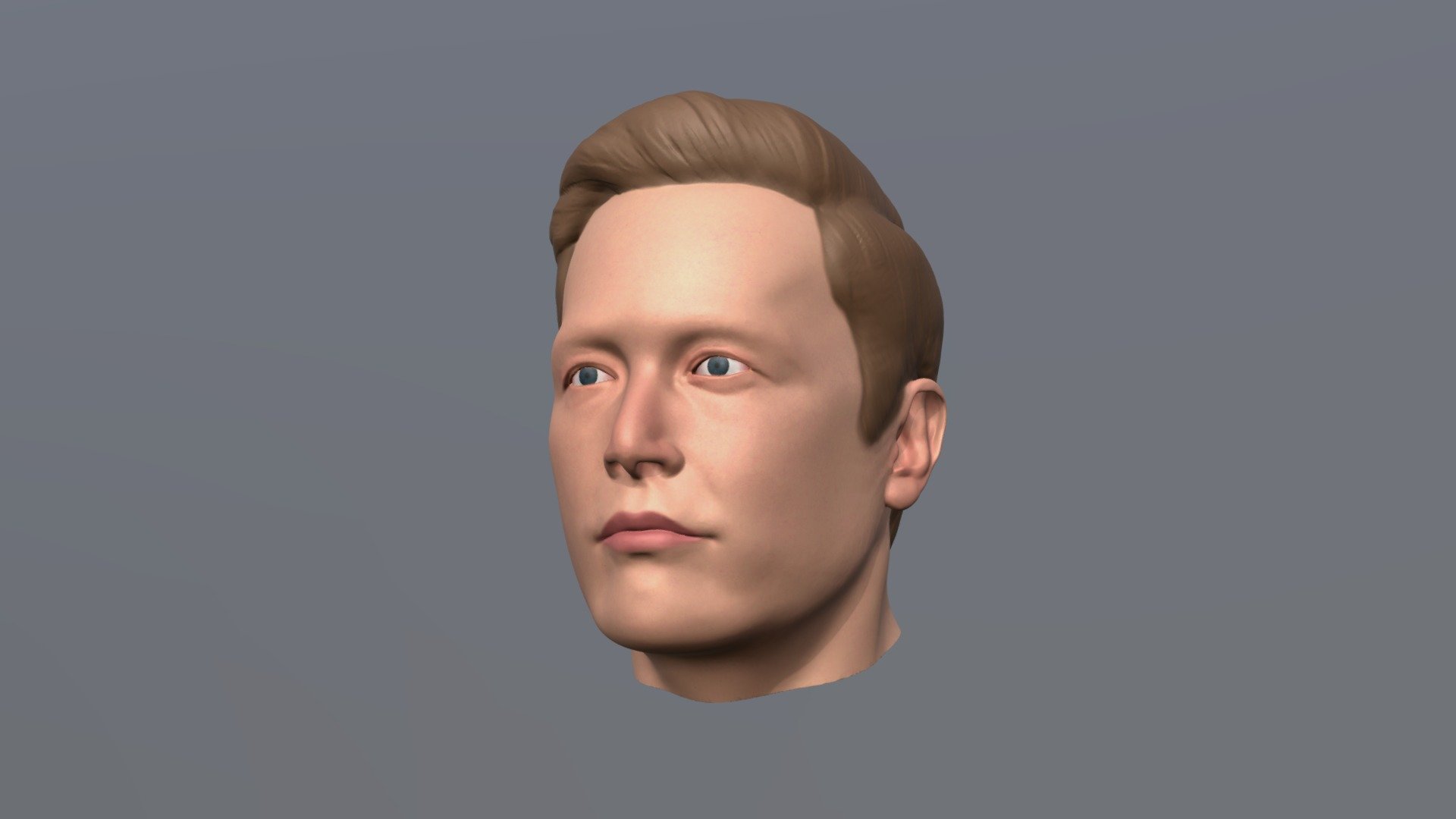 Elon Musk Head D Model By Frezer C Ff Sketchfab