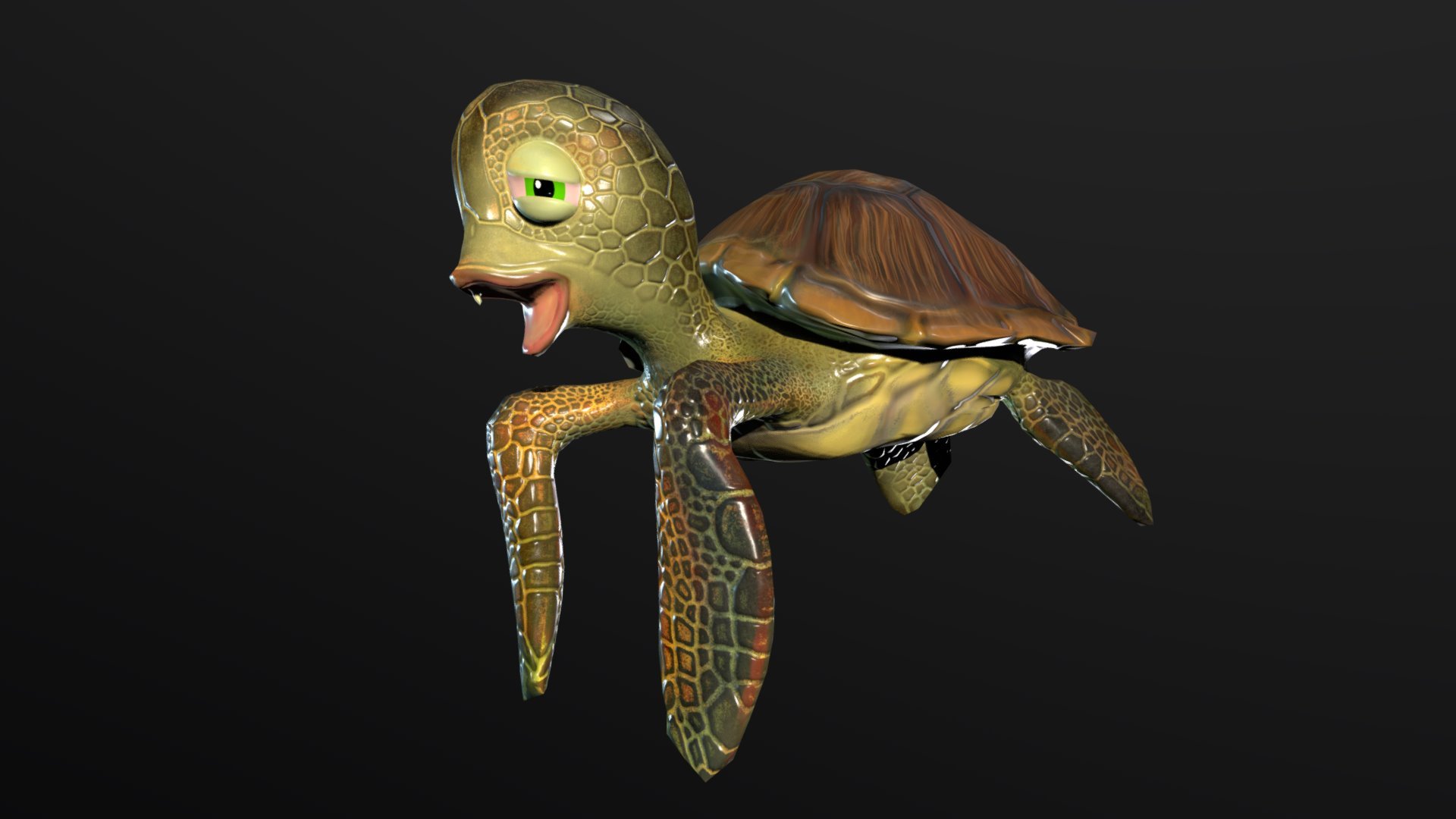 Turtle 3D Model By Taleo22 C28bd2f Sketchfab