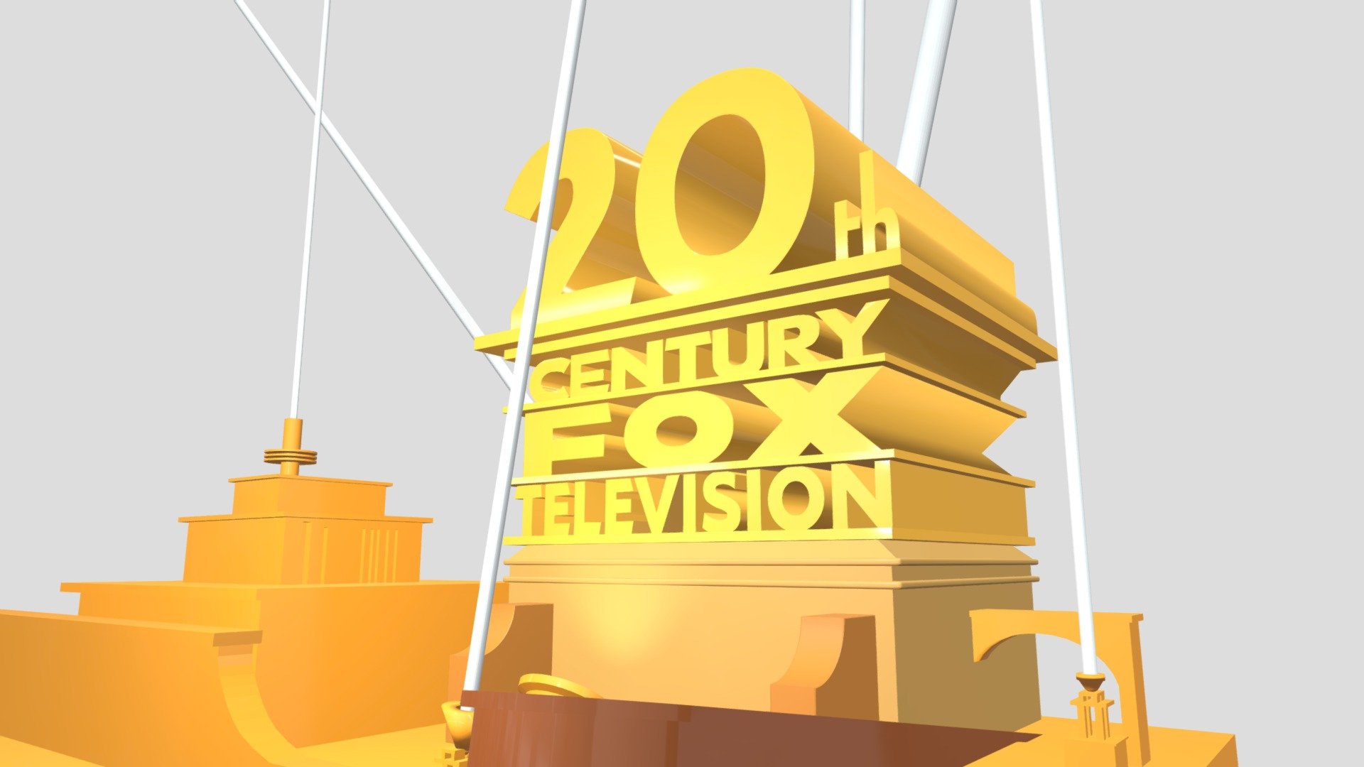 20th Century Fox Logo By William Stew Lewis Rema 3D Model By Demorea