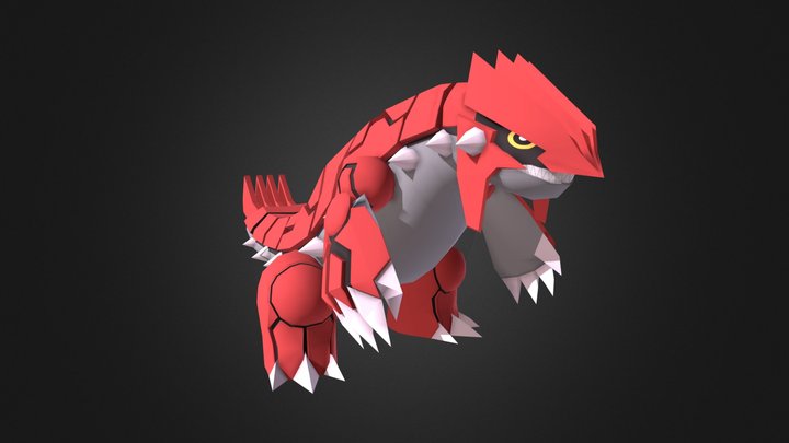 Groudon D Models Sketchfab