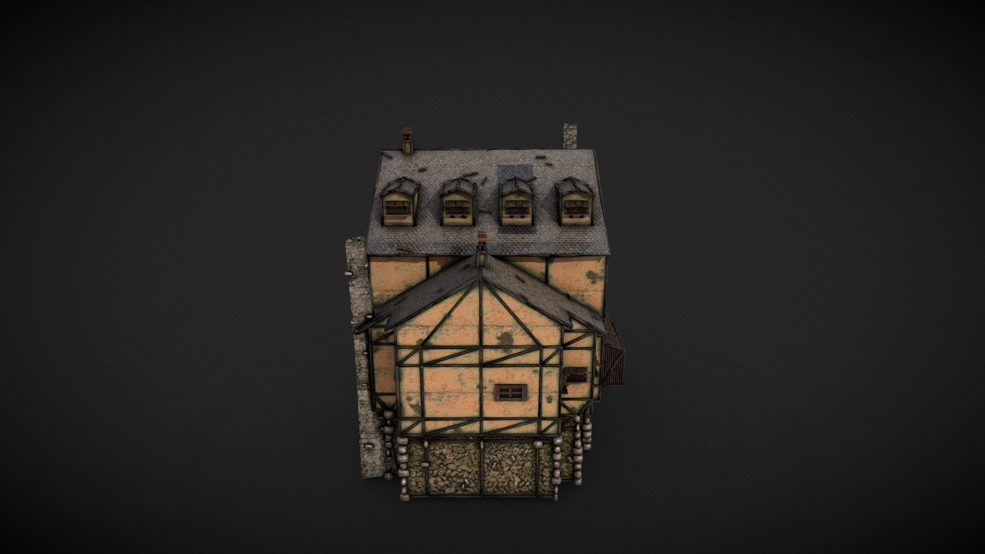 House D Model By Nicohintelmann Nicohintl D F A Sketchfab