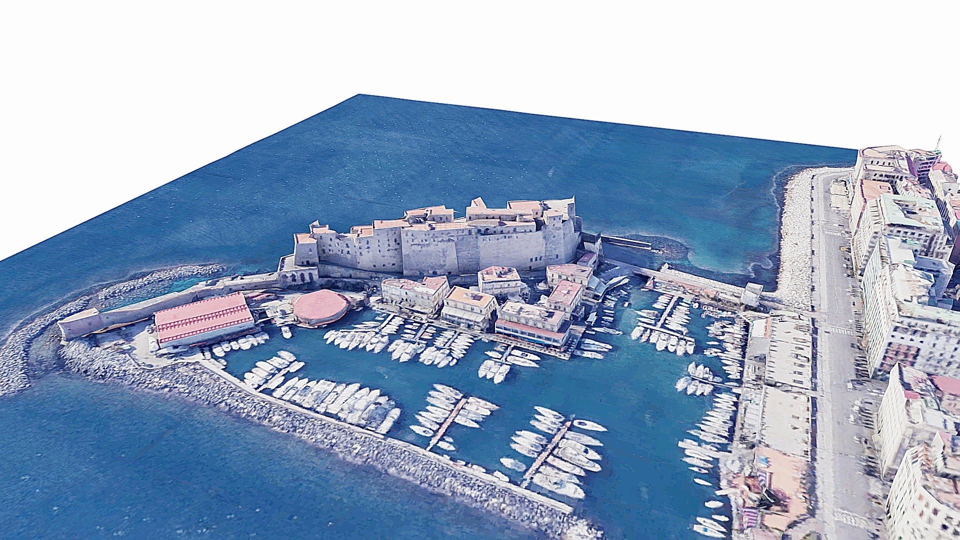 Castel Dell Ovo Castle Napoli Scan Map 3D Model By SENSIET Asensio