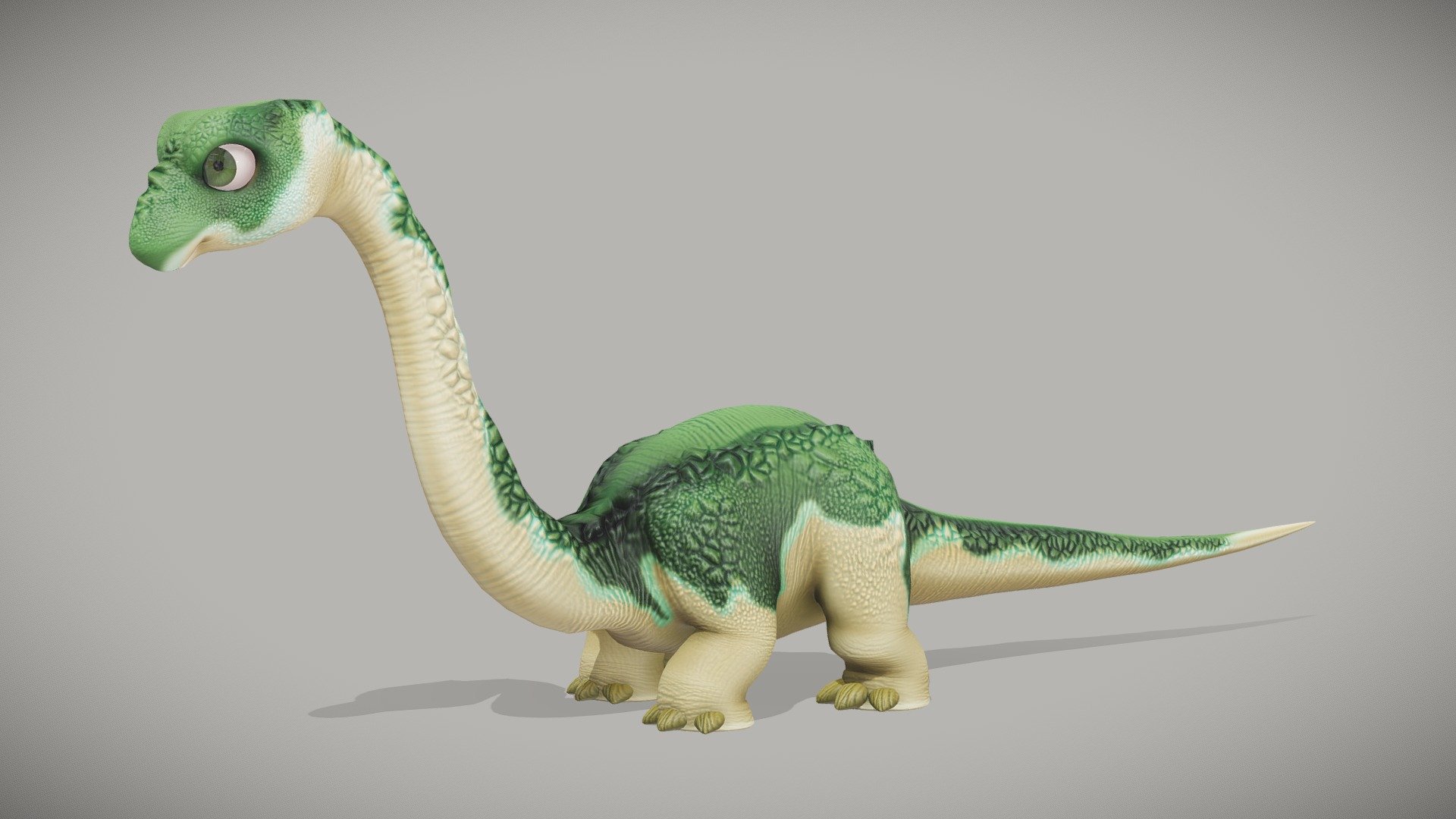 Cartoon Diplodocus Carnegii Buy Royalty Free D Model By Kyan S