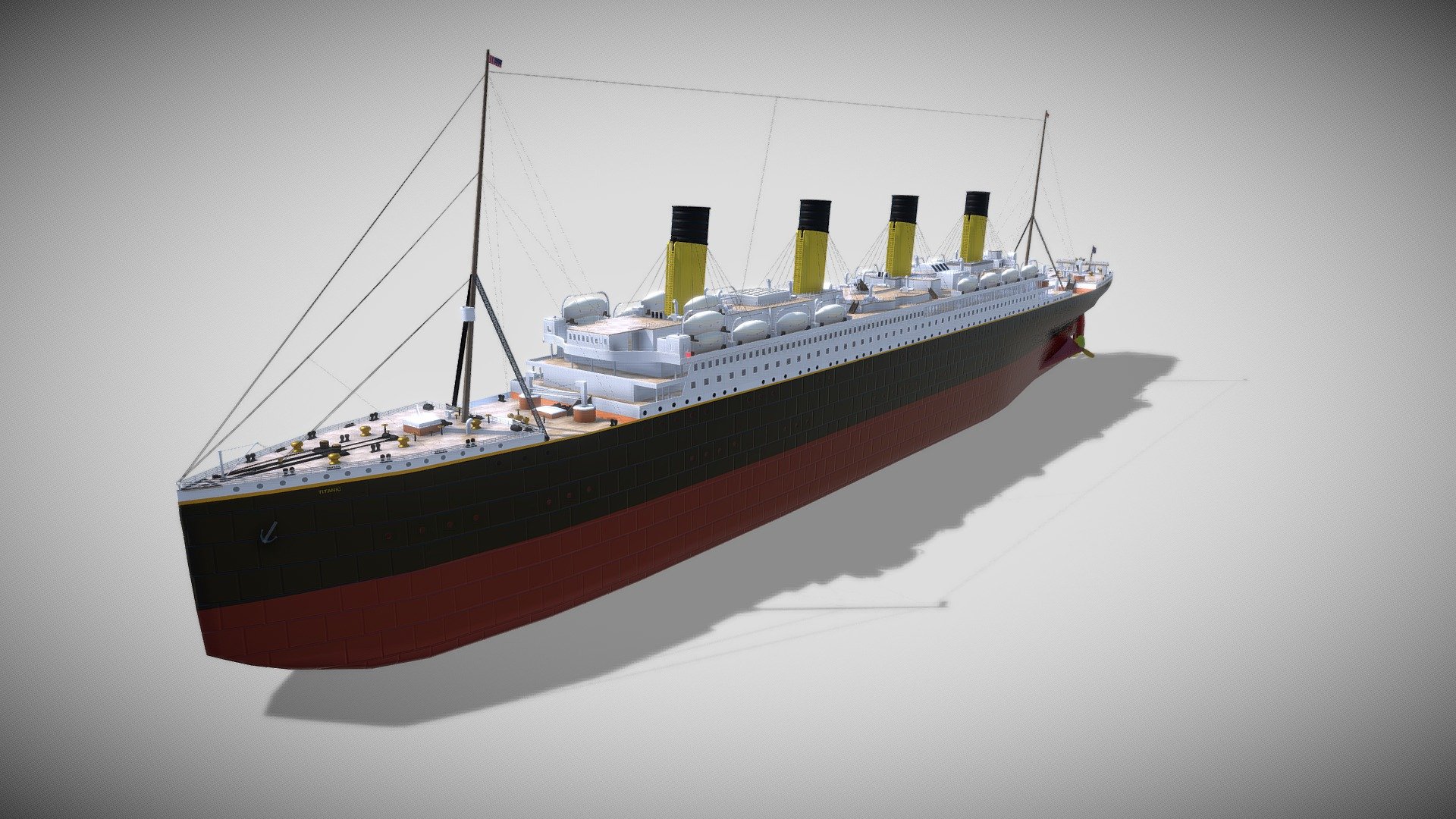 Titanic Model 3D Model By Press87 E4cabbc Sketchfab