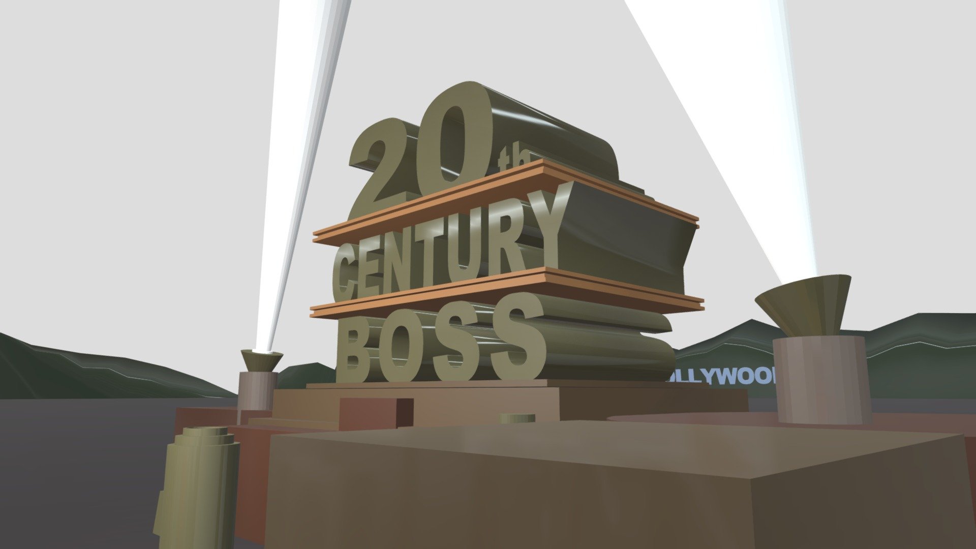 20th Century Boss By MrHammertime82 Logo Remake 3D Model By Demorea