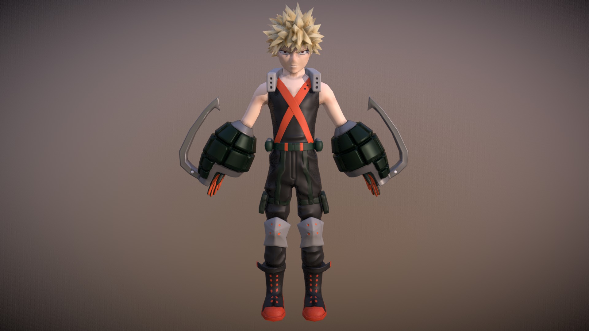 Bakugo Katsuki My Hero Academia Buy Royalty Free D Model By