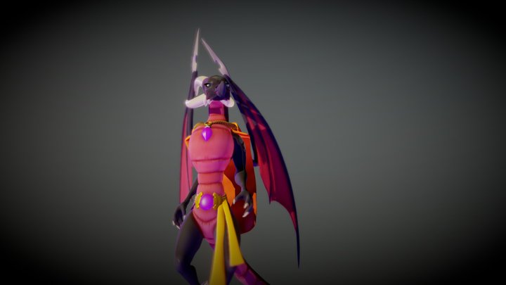 Cynder The Dragon D Models Sketchfab