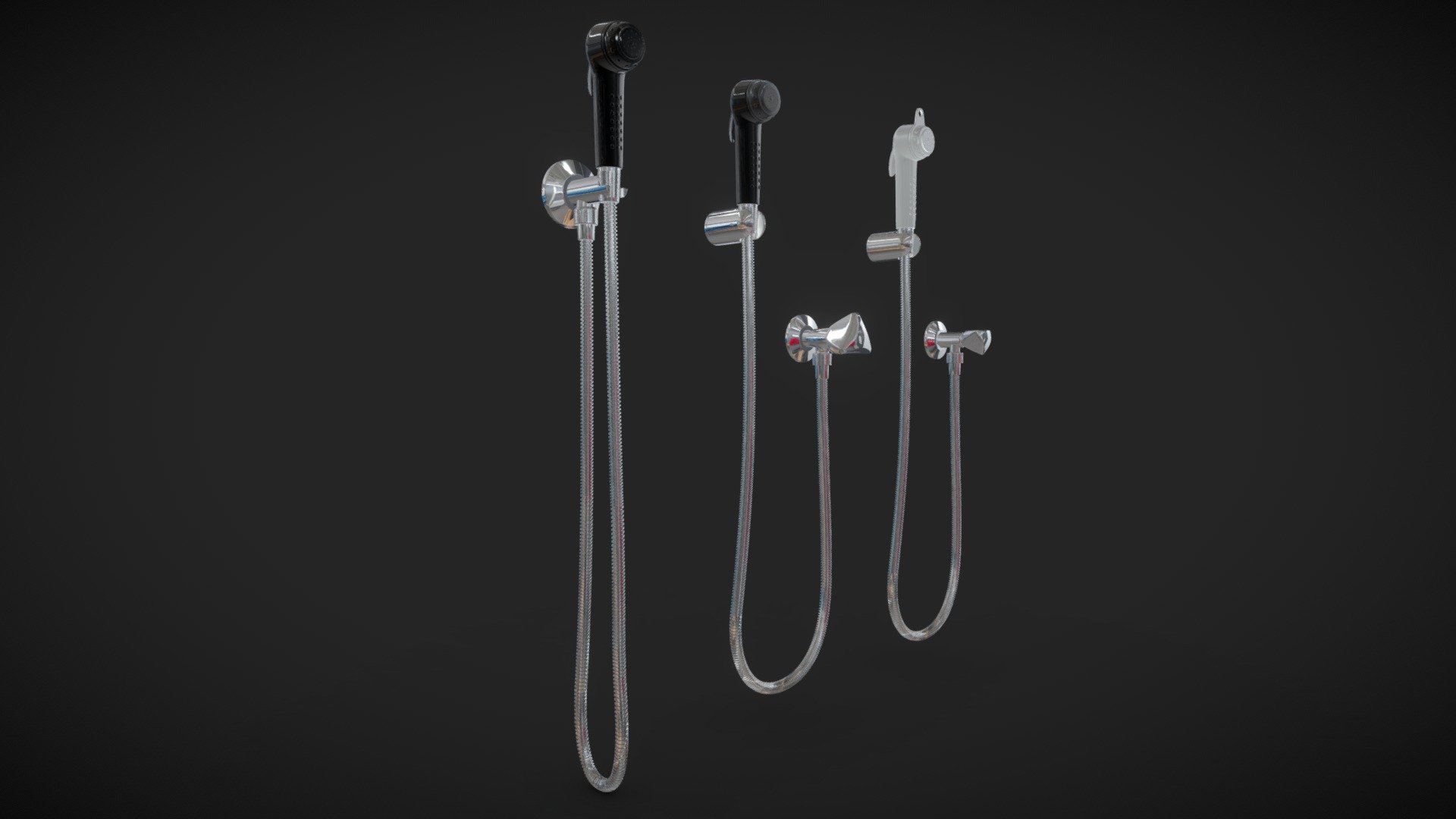 Hygienic Shower Grohe Trigger Spray Buy Royalty Free D Model By