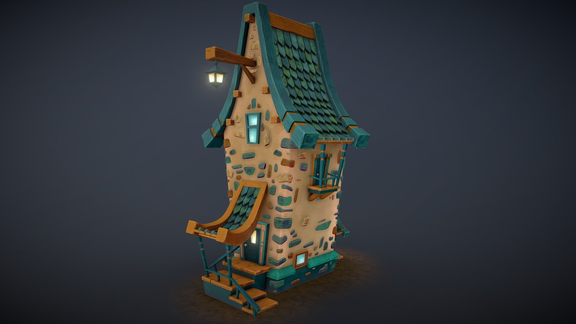 Stylized Hut 3D Model By AgustinGatica F3631a5 Sketchfab