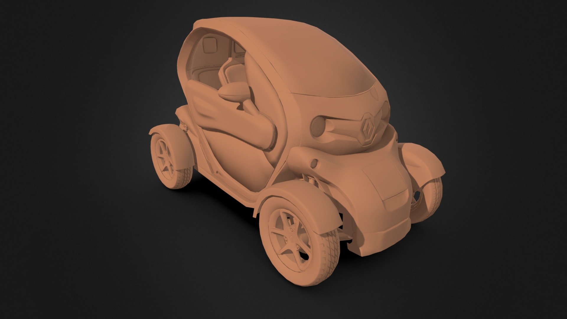 Renault Twizy Clay Mode D Model By Alzarac F C C Sketchfab