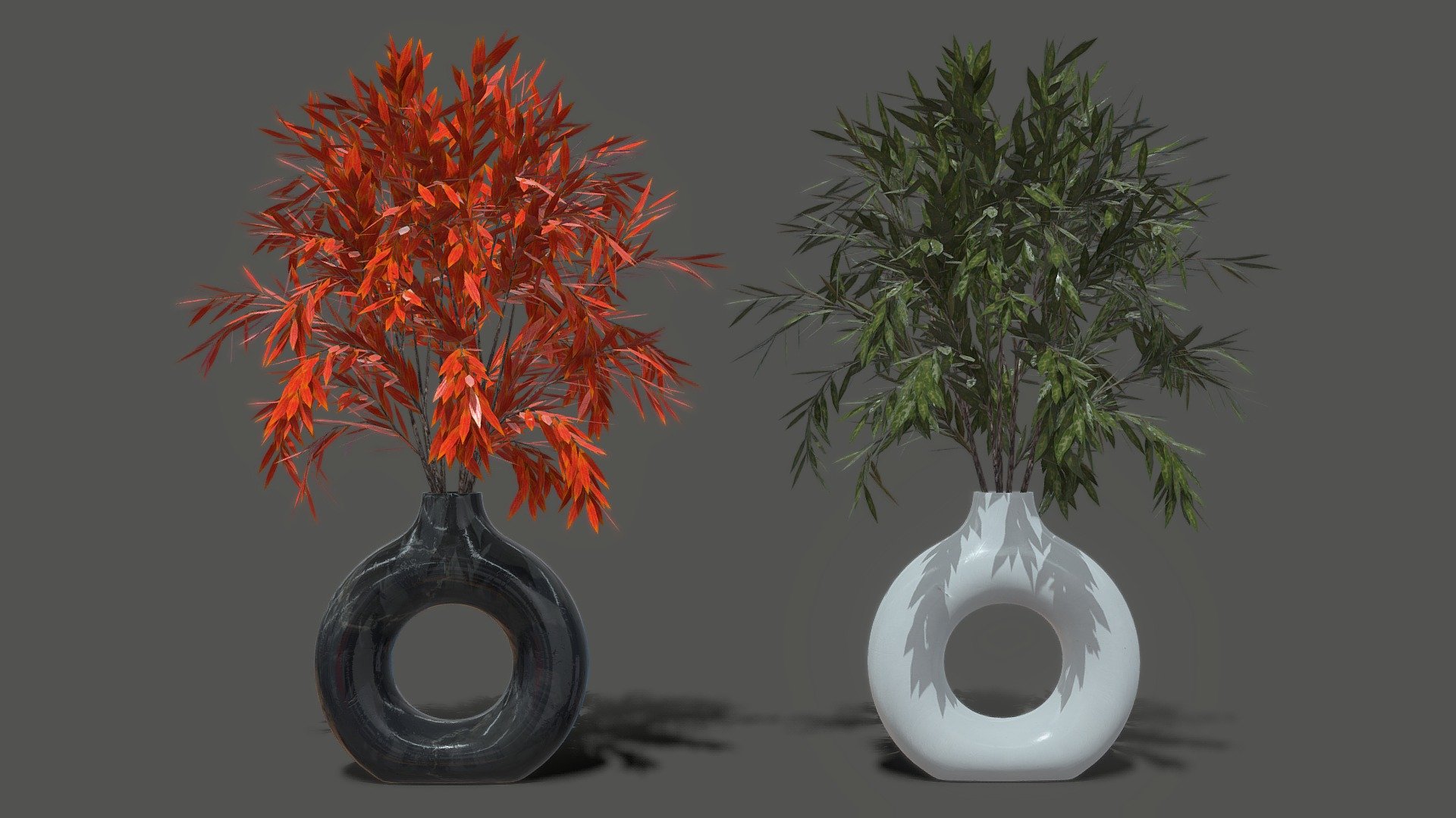 Two Plants Pack Buy Royalty Free D Model By Dee Mellydeeis