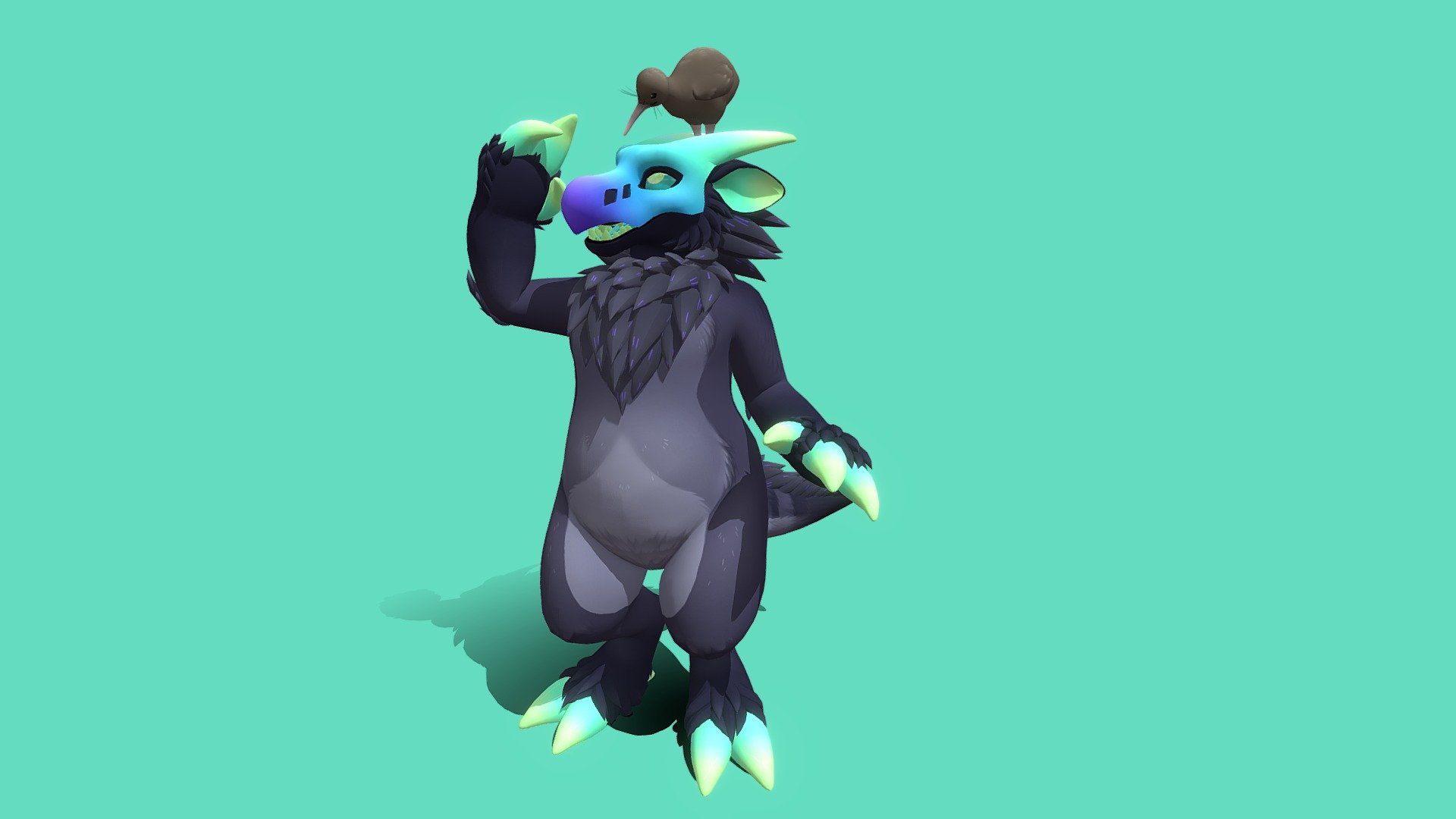 Midori VRChat Avatar 3D Model By Meelo F8eb1a8 Sketchfab