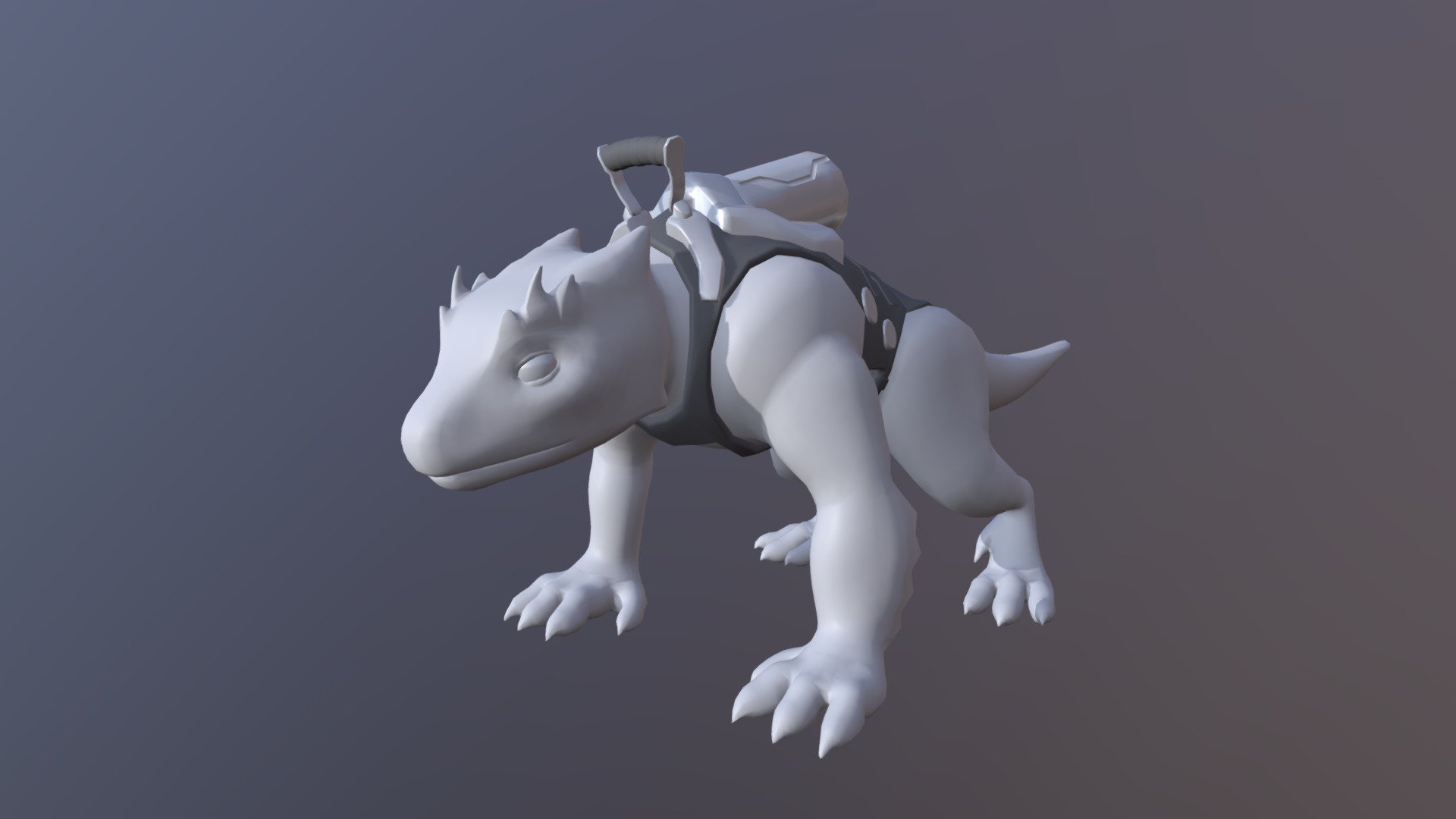 Creature Sculpt WIP Retopology 3D Model By D0nkey Caffeine