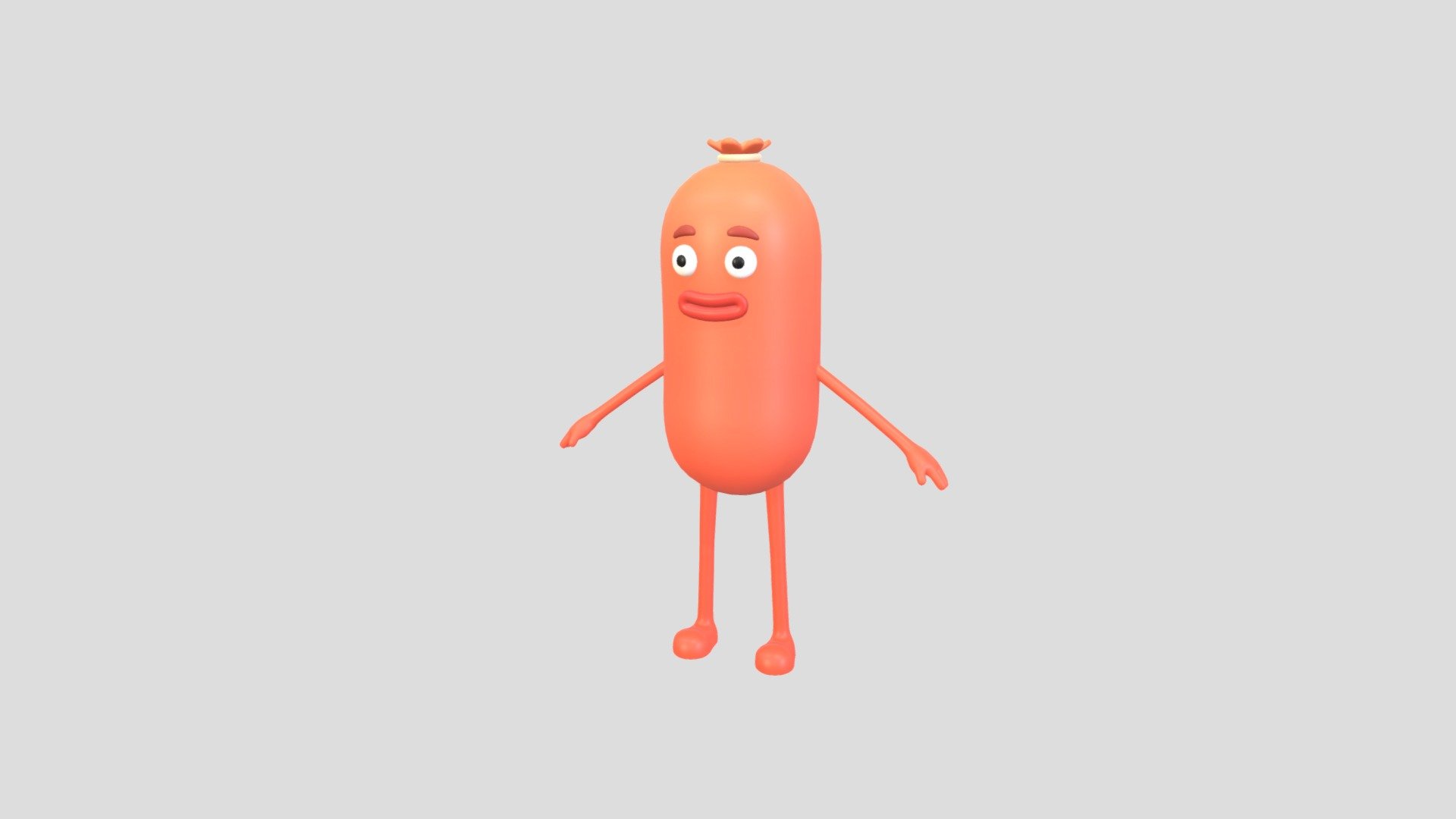 Character322 Sausage Guy Buy Royalty Free 3D Model By BaluCG Fb27512