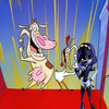 Avatar of cow and chicken & murder drones