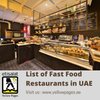 Avatar of List of Fast Food Restaurants in UAE