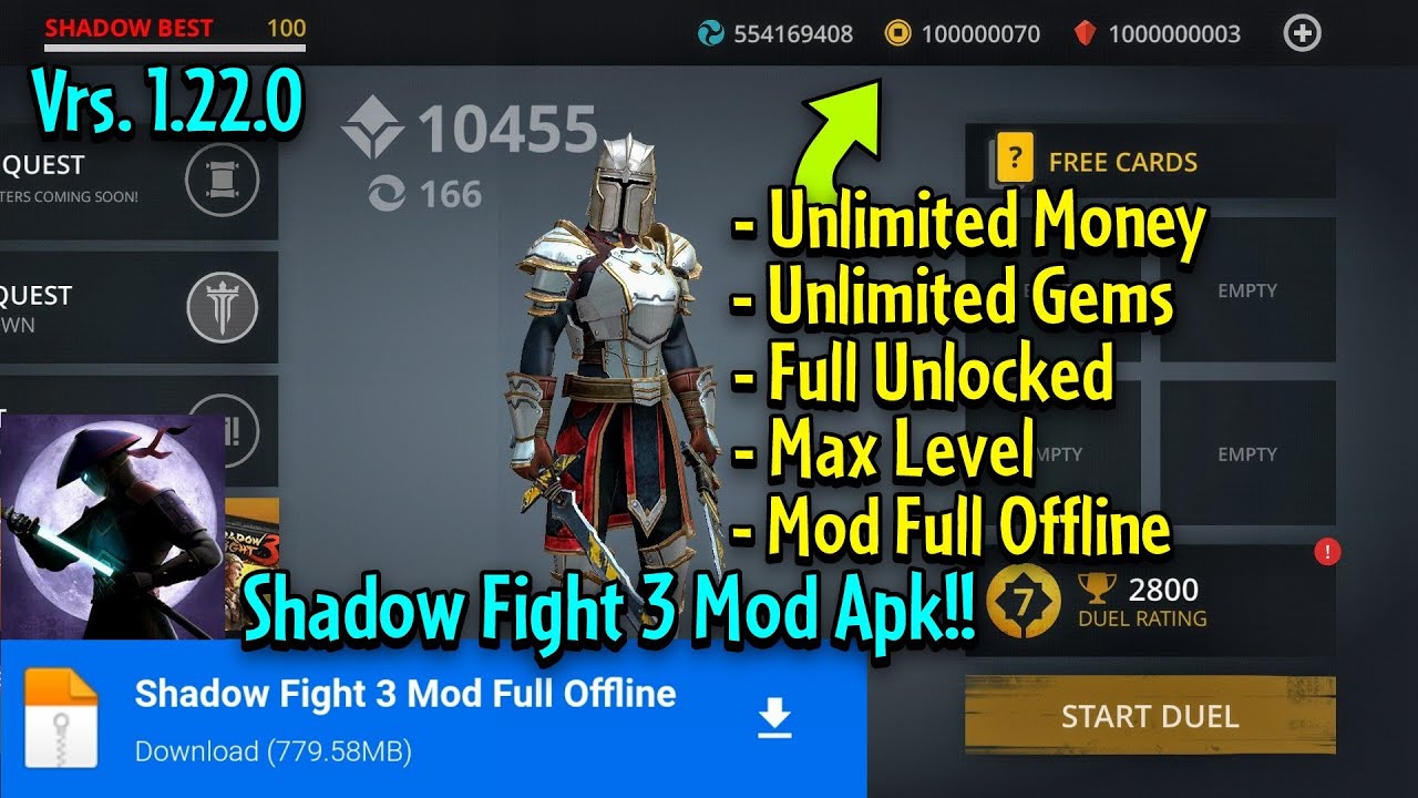 shadow fight 3 apk mod