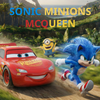 Avatar of Sonic, Minions and McQueen