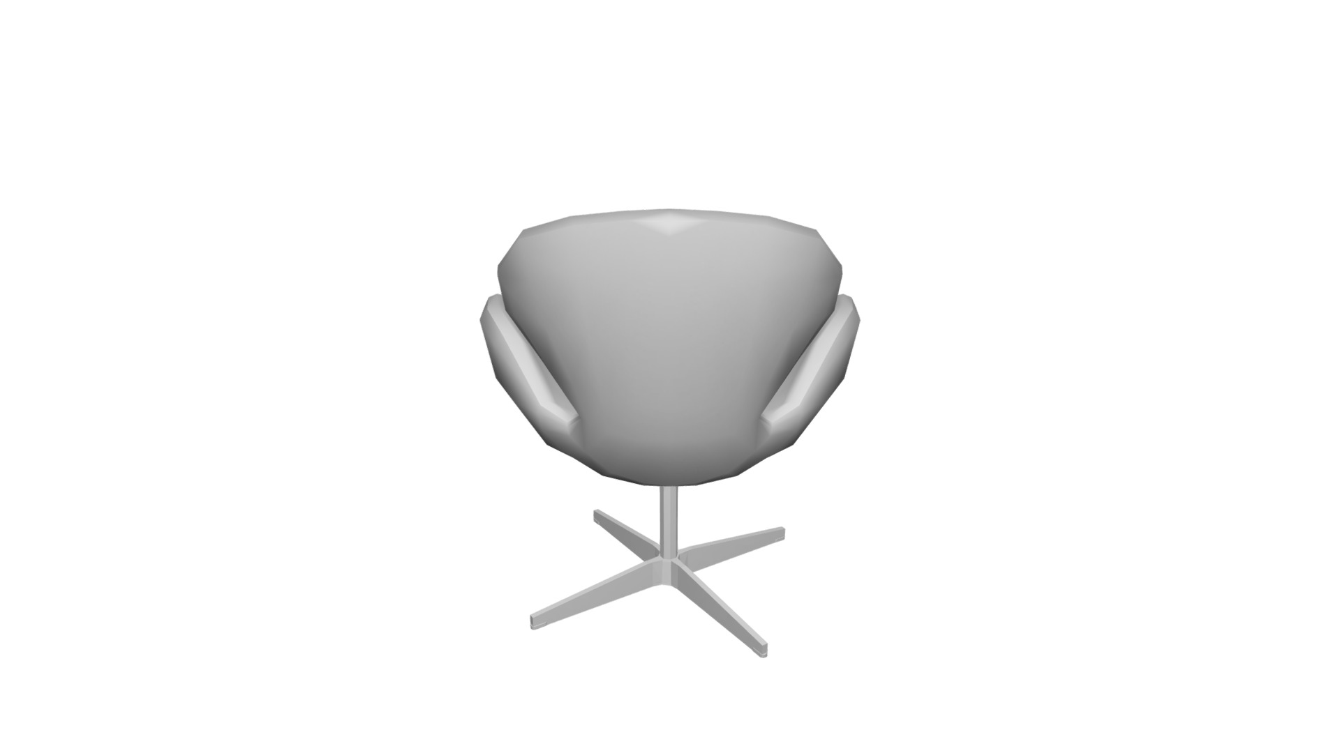 Swan chair leather, M. DGHOME 3D model by dghome.ru [0000530