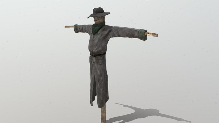 Scarecrow 3D Model