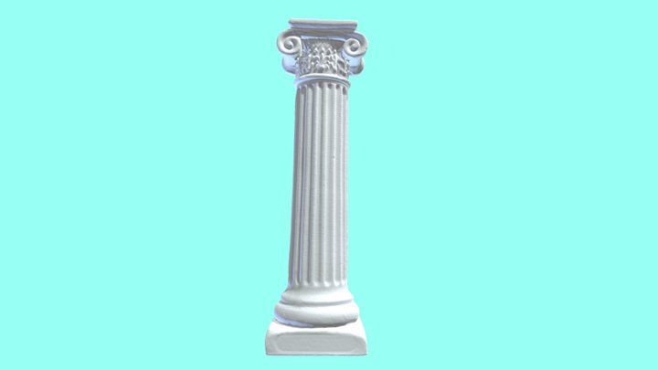 Ionian Column 3D Model