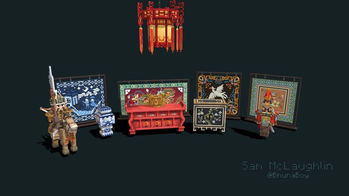 Chinese Set 3D Model