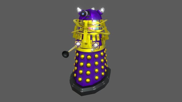 Dalek Time Strategist 3D Model