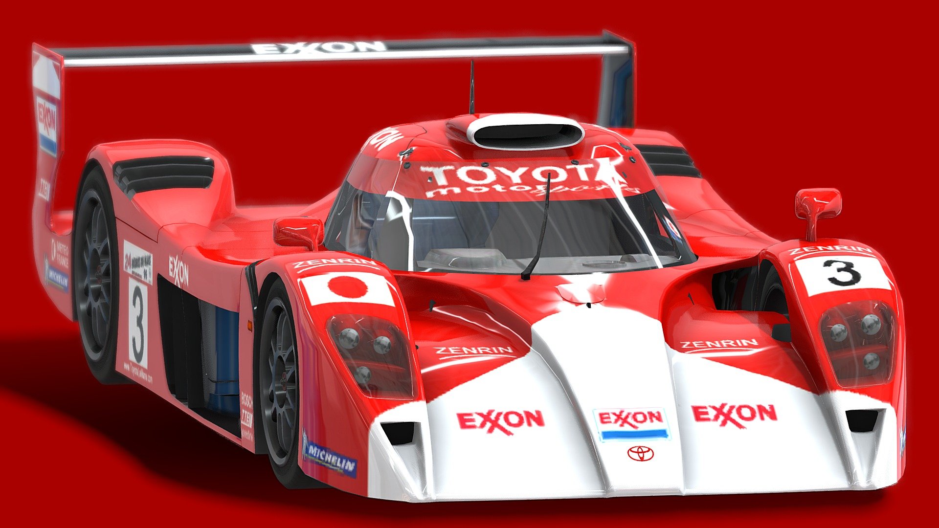 1999 Toyota TS020 (GT-One) - Download Free 3D model by Dave Love