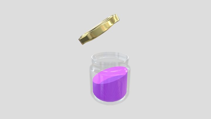 Jar of jam 3D Model