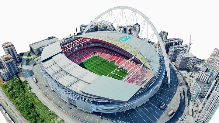 Wembley Stadium,scan,map,football 3D Model
