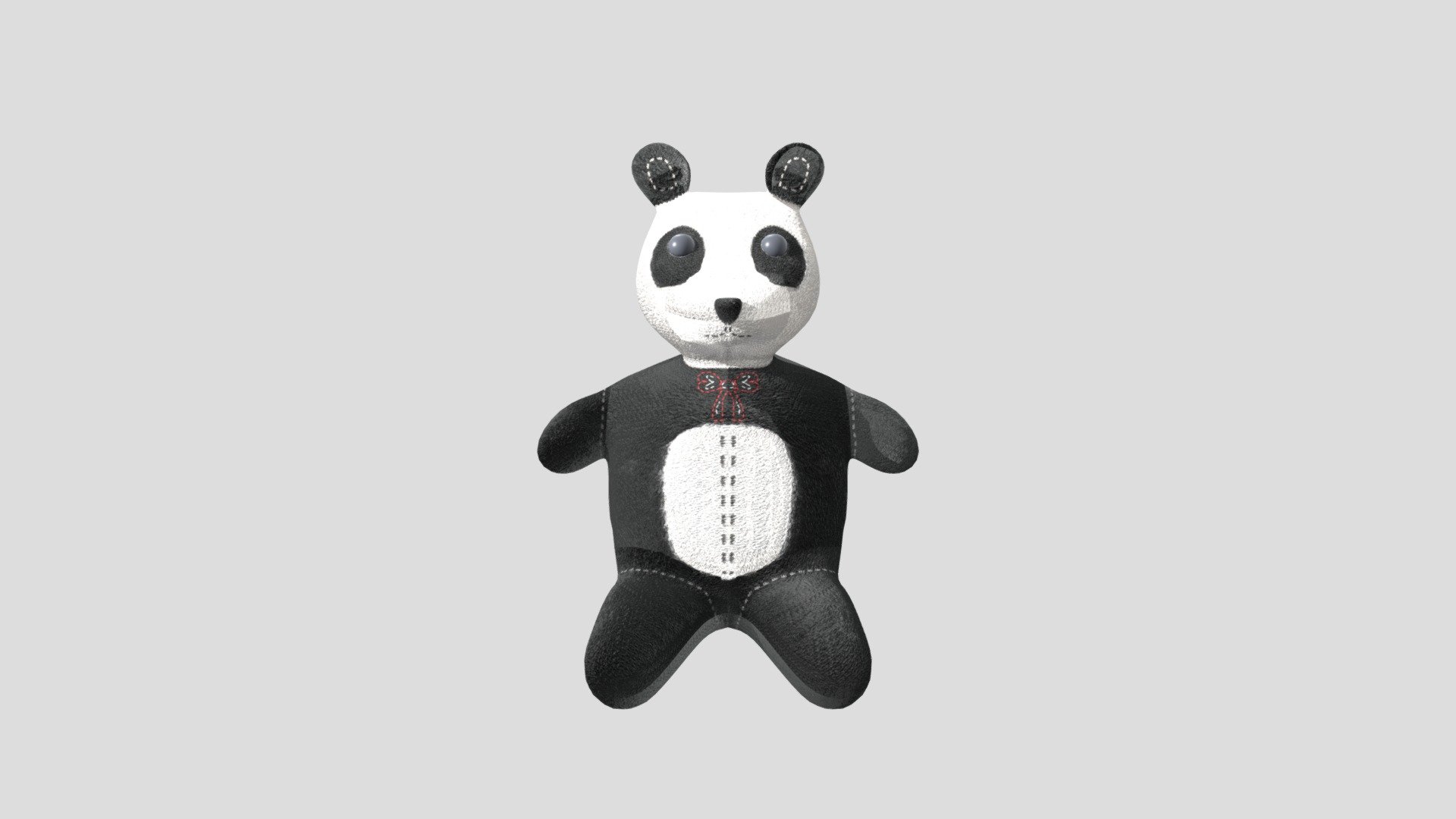 Stuffed Panda Bear - Download Free 3D model by EvilEyeEnvoy [0004b4e