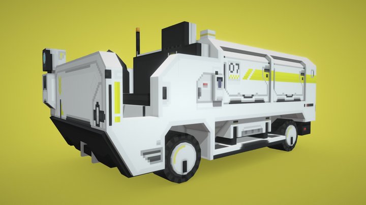 MV-65-3 Medium Transporter 3D Model