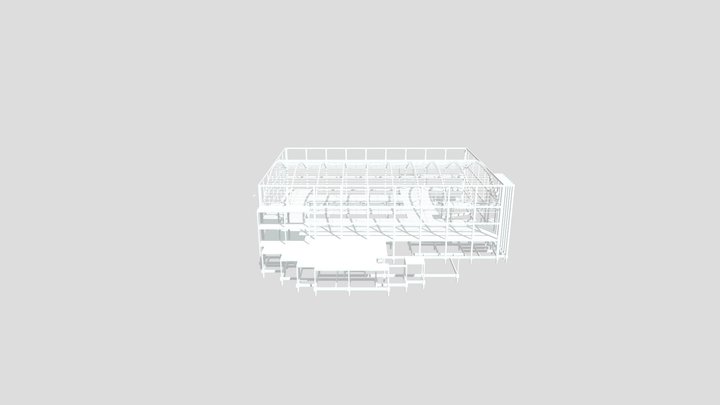 Mercado Municipal de Manhuaçu - 3D 3D Model
