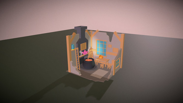 Witch hut 3D Model