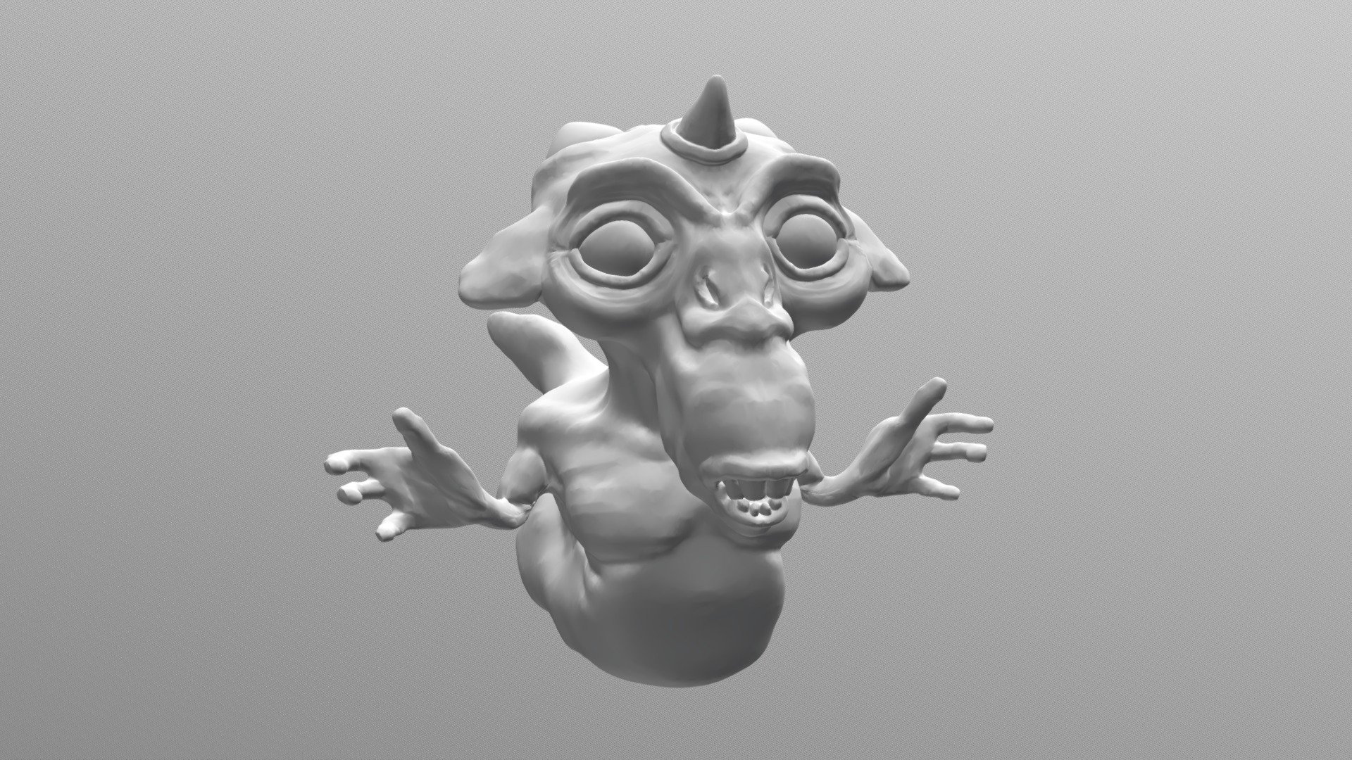 Flydo! The flapping monster. - 3D model by Zenosart (@Zeno3D) [0008d6a ...