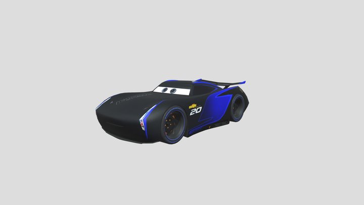 Jackson Storm Cars Lightning League 3D Model