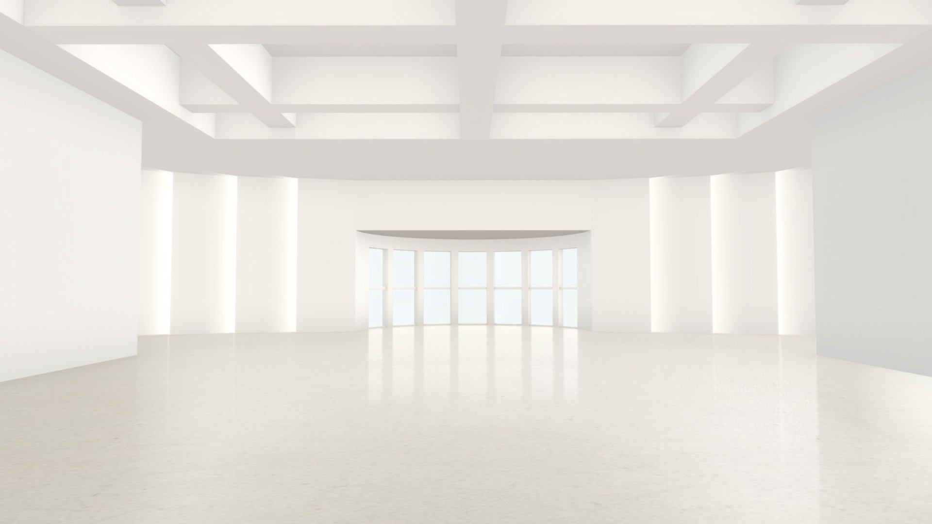 VR Moody Lighting Art Gallery Scene 06 — Sketchfab embed 3D viewer