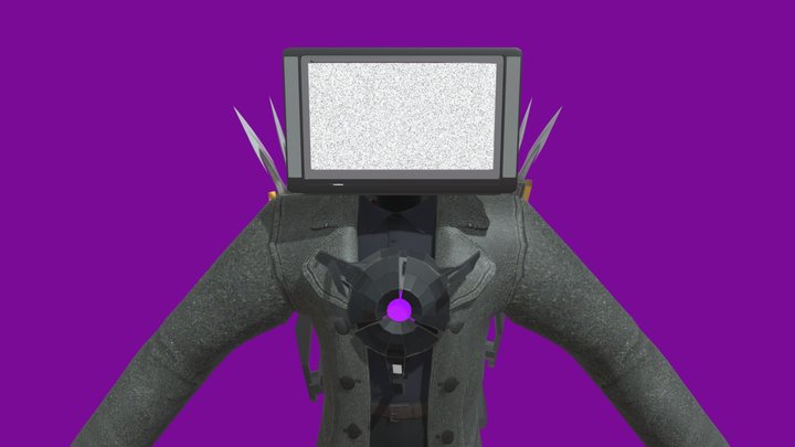 Titan Tv Man 3D Model