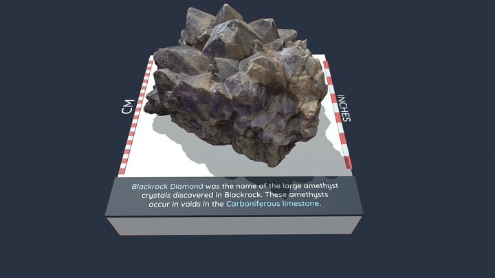 Blackrock Diamond from Cork, Ireland 3D Model