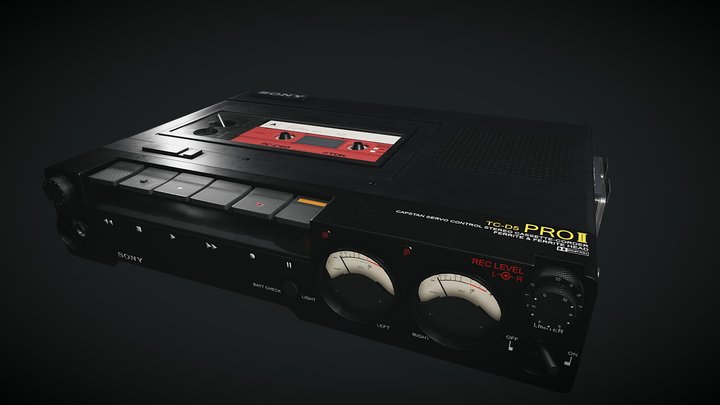 Sony DC-TC 5 Recorder 3D Model