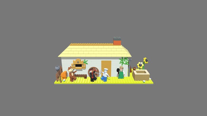 Lego -- Village of Fools 3D Model
