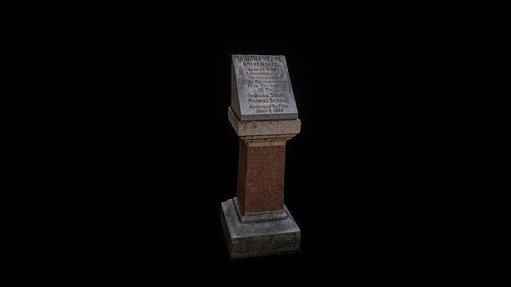 ISU Normal School Remembrance Monument 3D Model