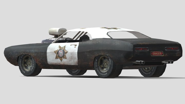 Police Car 3D Model