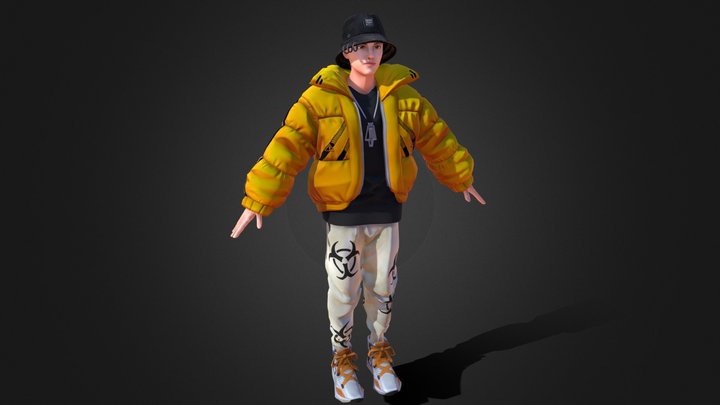 Character Male (Sci-fi) 3D Model